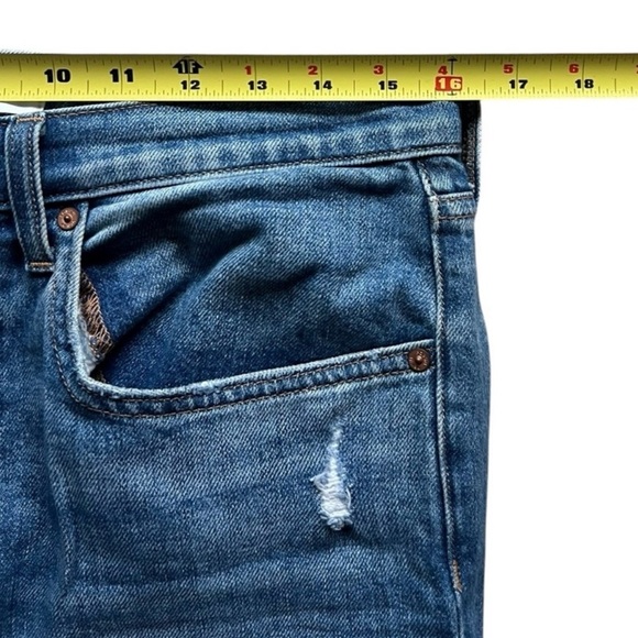 Aritzia Denim Forum The Arlo High Rise Straight Jeans Raw
Hem Cropped Size 30 - Picture 8 of 13